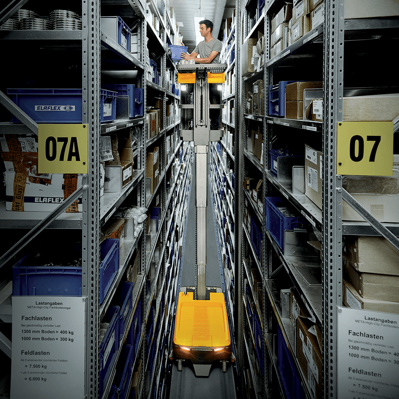 Class II Electric Narrow Aisle Jungheinrich Forklift Ring Power Lift Trucks