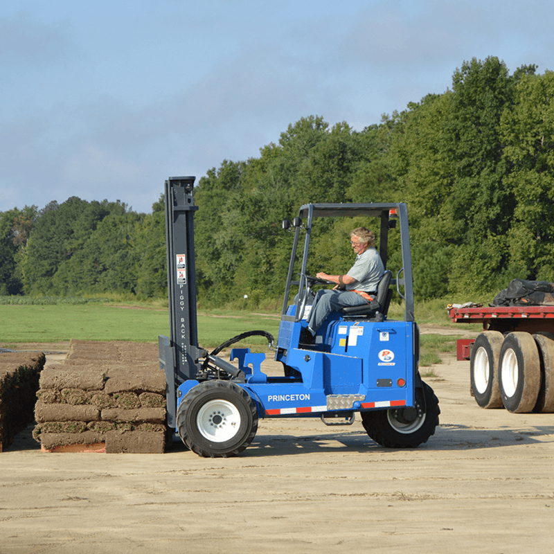 Class VII Rough Terrain Princeton Piggyback Ring Power Lift Trucks