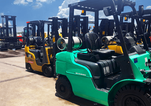 Ring Power Lift Trucks Rental forklift fleet